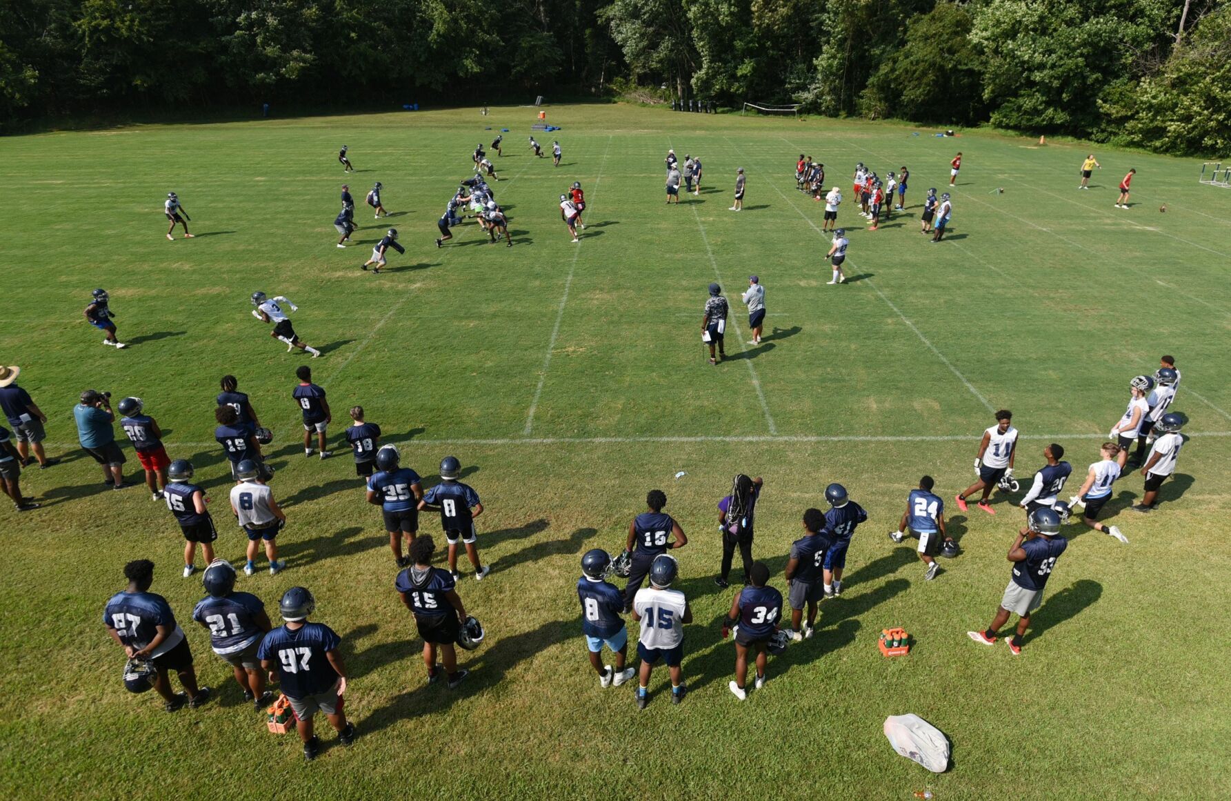 East Forsyth football first day